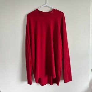 Vintage Nike Long Sleeve Mock Neck In red